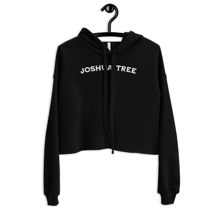 Joshua Tree Vintage Ink Style Cropped Hoodie