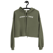 Joshua Tree Vintage Ink Style Cropped Hoodie