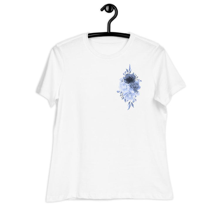 Blue Tint Roses Women's Relaxed T-Shirt